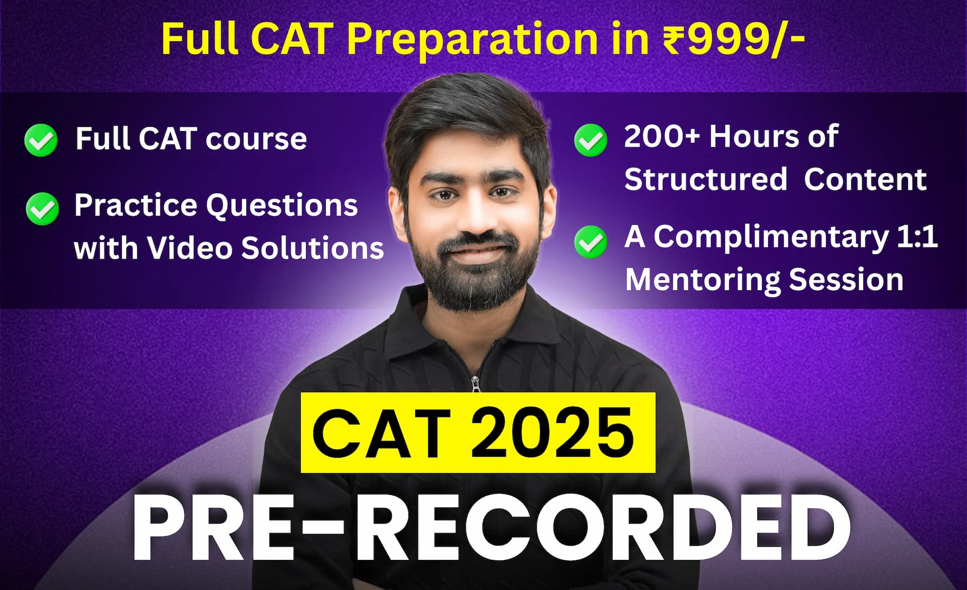 CAT Pre-Recorded Course