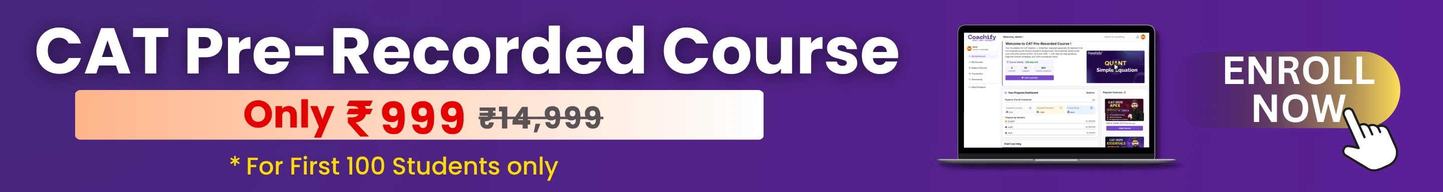 CAT Pre-Recorded Course